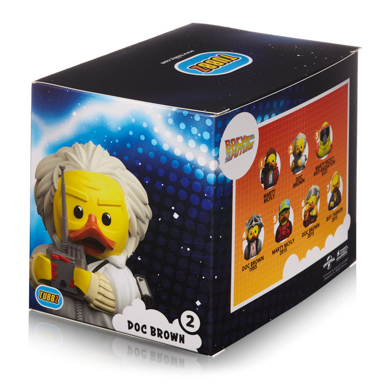 Doc Brown Back to the Future Tubbz Rubber Duck