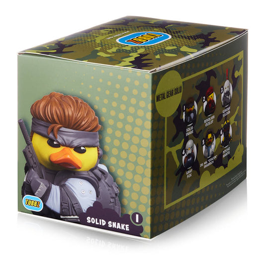 Solid Snake Metal Gear Solid Tubbz Rubber Duck