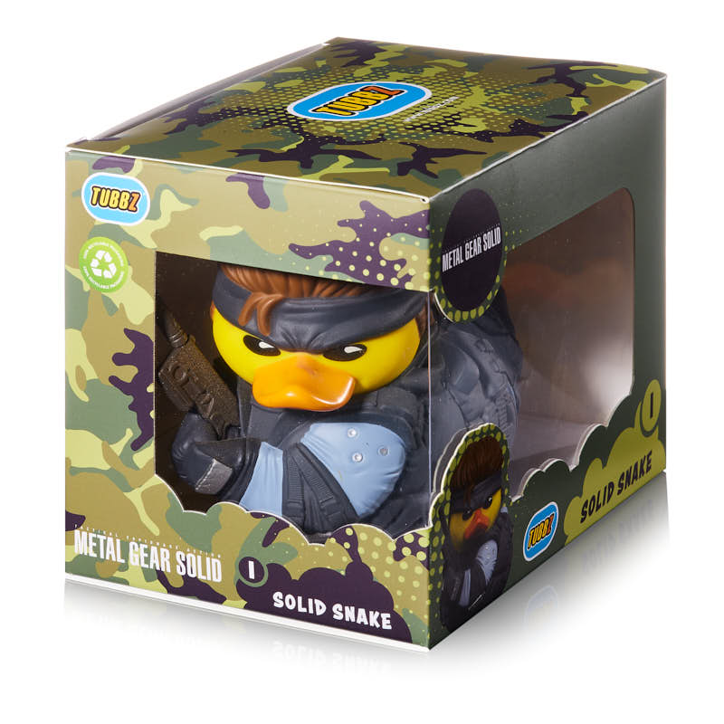 Solid Snake Metal Gear Solid Tubbz Rubber Duck