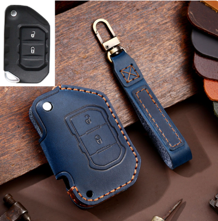 Leather Key Protector for Jeep Wrangler JL or Gladiator