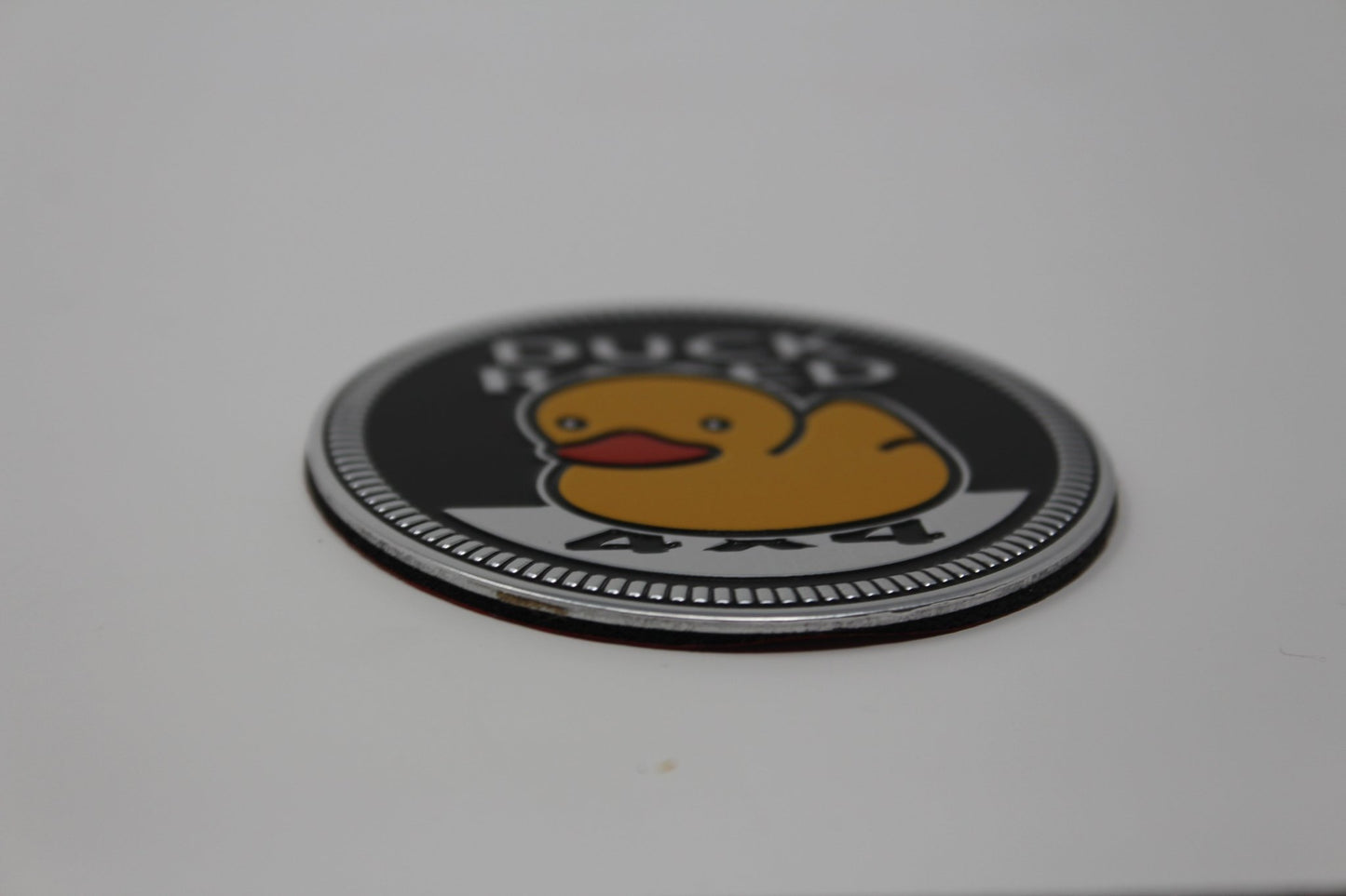 Duck Rated Jeep 4x4 3D Aluminum Badge - Jeep Vehicle Decor Accessory Sets