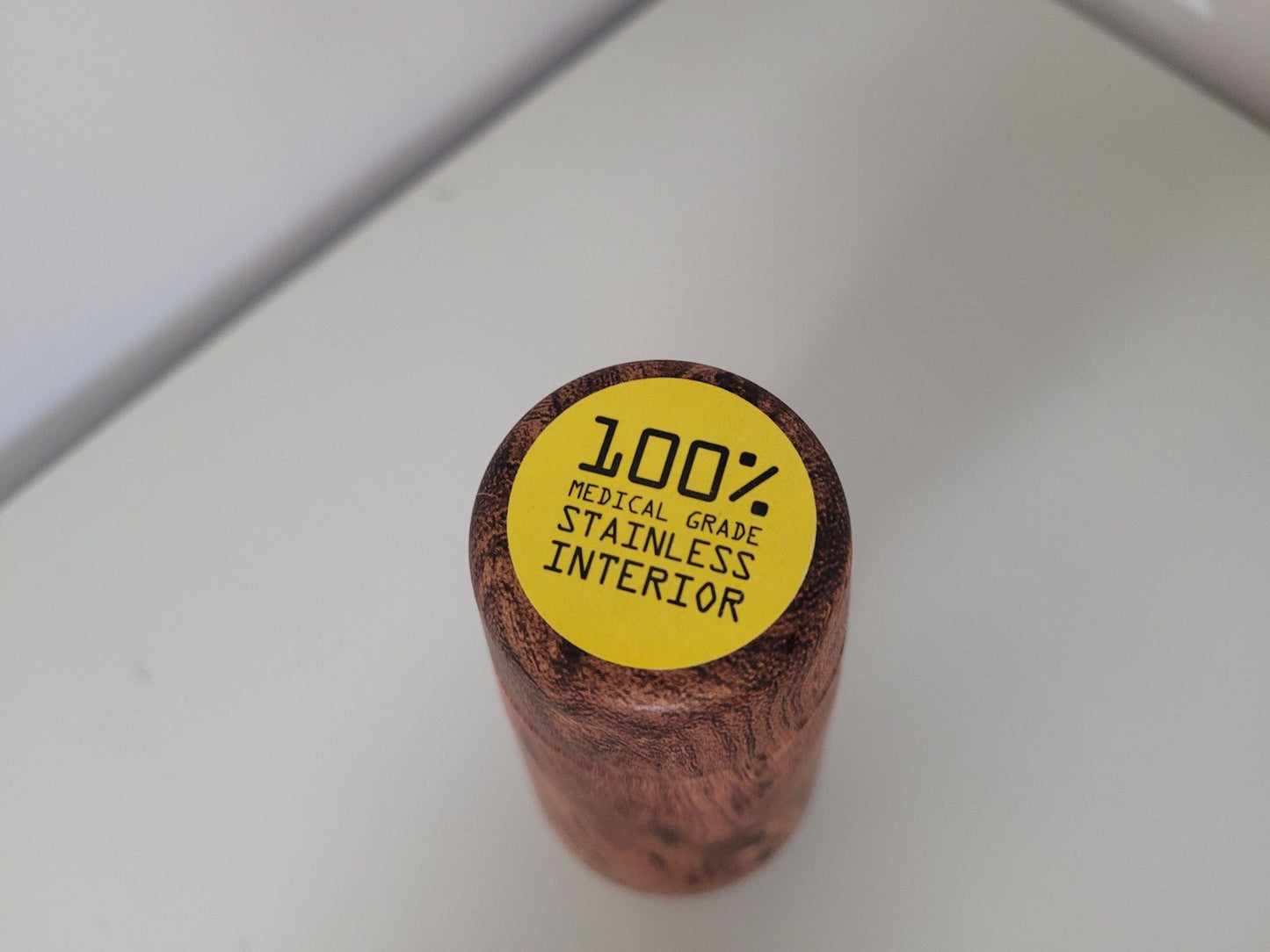 Jeep Wagoneer Vacuum Bottle - Wood Grain - Jeep Water Bottle