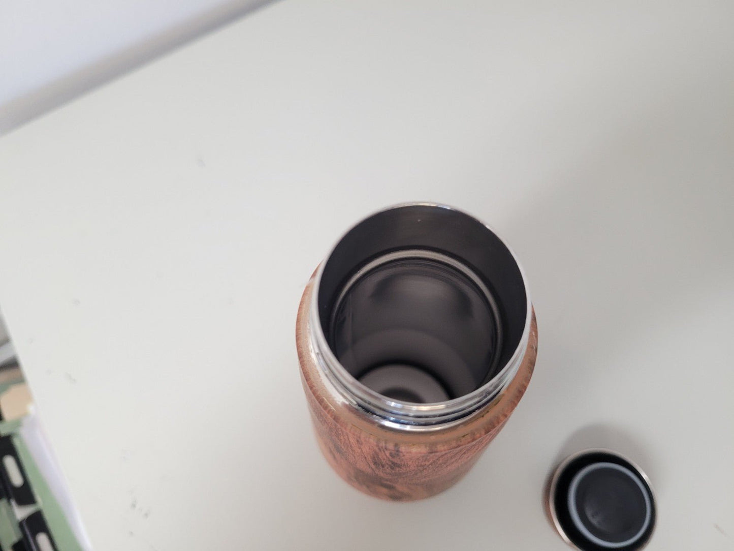 Jeep Wagoneer Vacuum Bottle - Wood Grain - Jeep Water Bottle