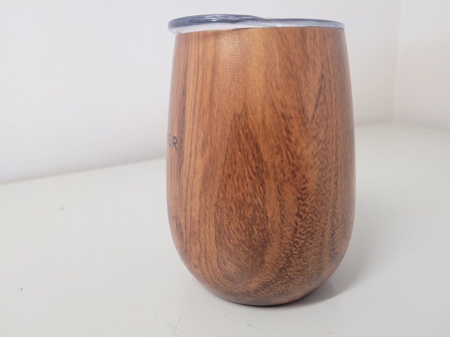 Jeep Wagoneer Wine Tumbler - Wood Grain - Jeep Travel Mug