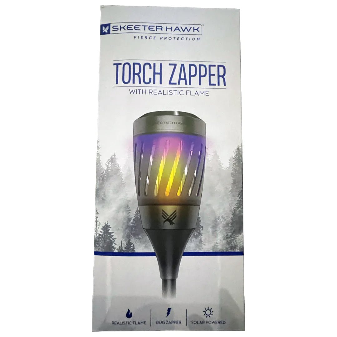 Skeeter Hawk Solar Torch Zapper - Nebo Tiki Torches & Oil Lamps