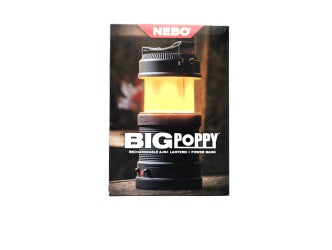 BIG POPPY Rechargeable Flashlight and Lantern with Power Bank