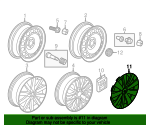 Wheel Cover - Volkswagen (5C0-601-147-QLV)