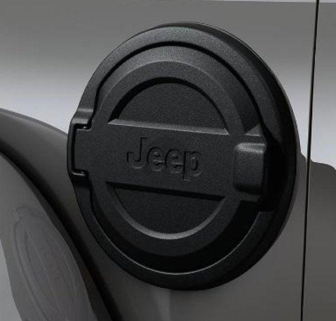82215123 Wrangler Fuel Filler Door - Black - Jeep Jeep Accessories