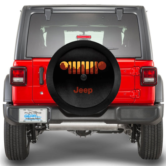 82215967 Jeep Grill Desert Spare Tire Cover for Jeep Wrangler JL - Jeep Tire Cover