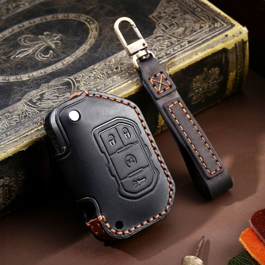 Jeep Wrangler JL or Gladiator Leather Key Protector - Jeep Jeep Accessories
