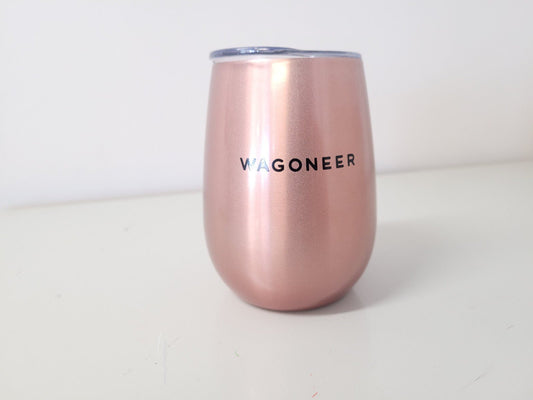 Jeep Wagoneer Wine Tumbler - Rose Gold - Jeep Travel Mug