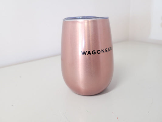 Jeep Wagoneer Wine Tumbler - Rose Gold - Jeep Travel Mug