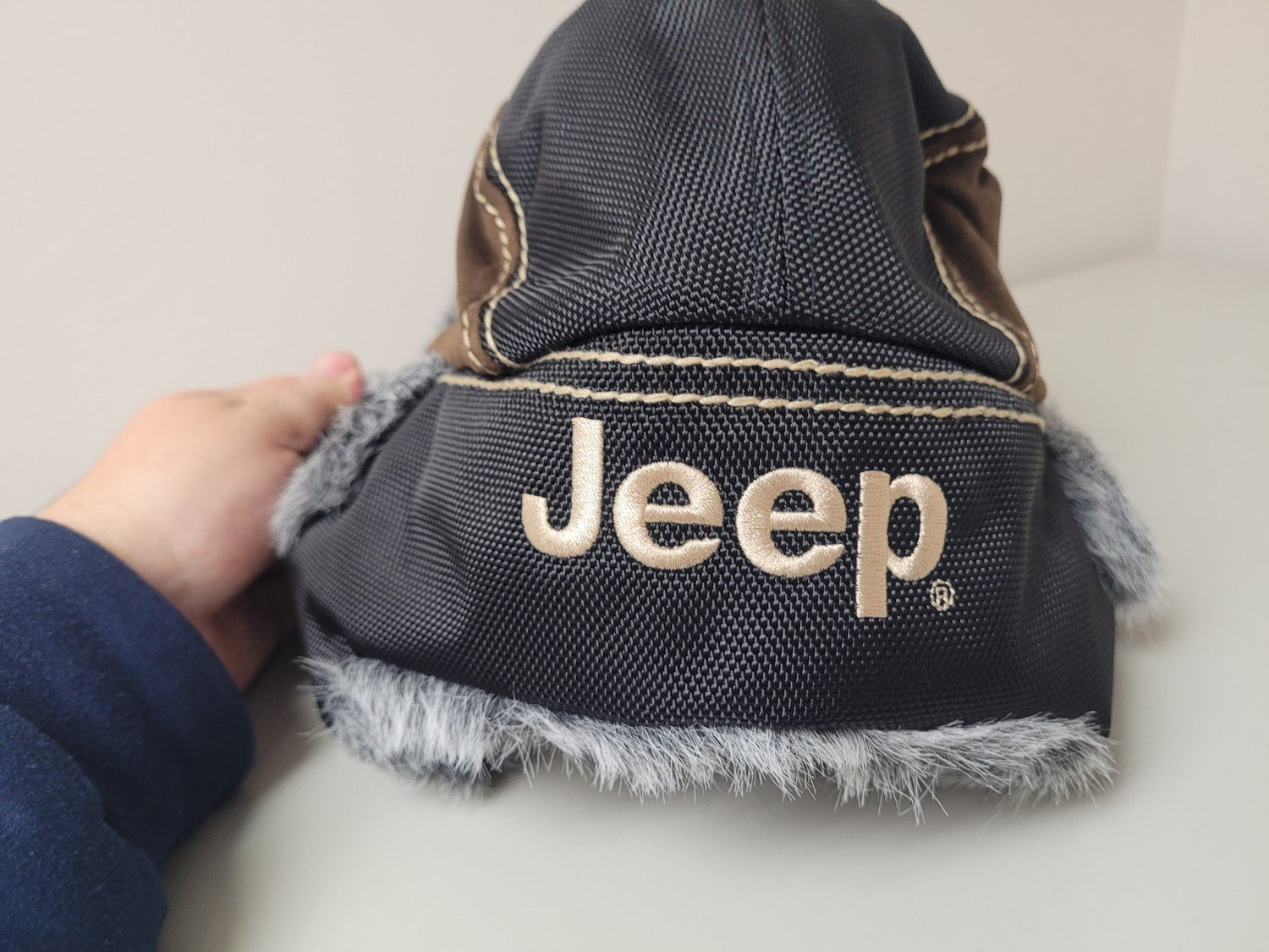 Leather Jeep Grill Trapper - Jeep Hats