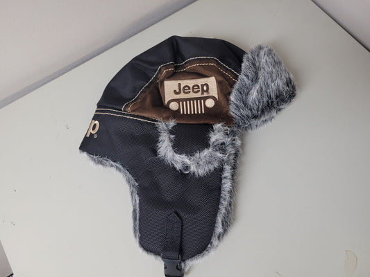 Leather Jeep Grill Trapper - Jeep Hats