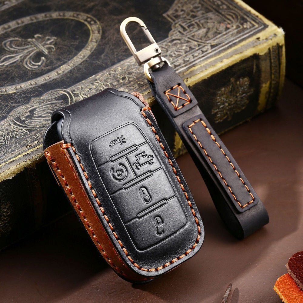 Leather RAM Truck 1500, 2500 or 3500 Key Fob Protector - RAM Trucks Car Accessories