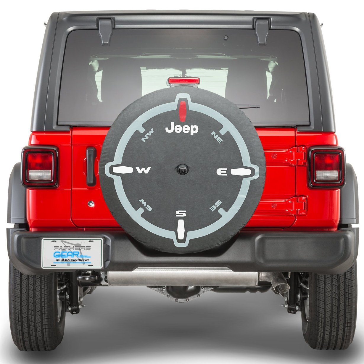 Mopar 82215446 Compass Spare Tire Cover for Jeep Wrangler JL - Jeep Tire Cover