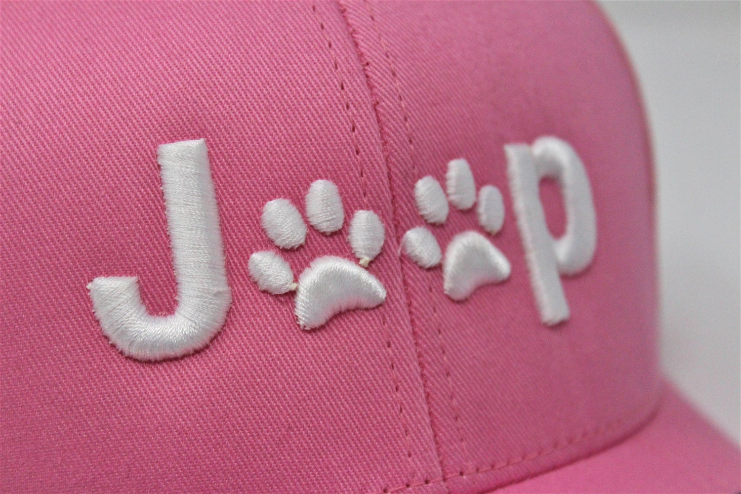 Pink Jeep Paw Print Trucker Cap - Jeep Hats