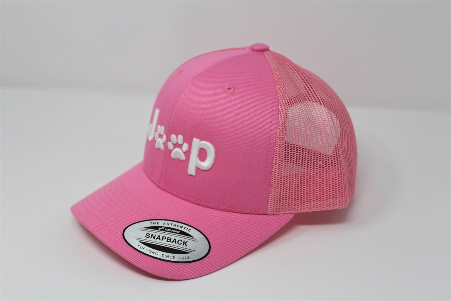 Pink Paw Print Trucker Cap | Hats – ParkersGear.com